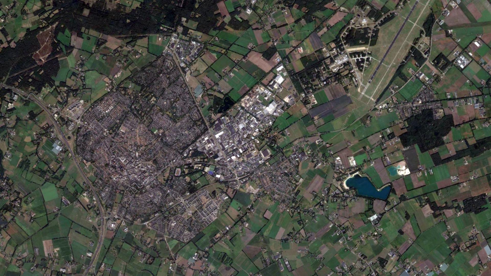 Plattegrond van Uden 