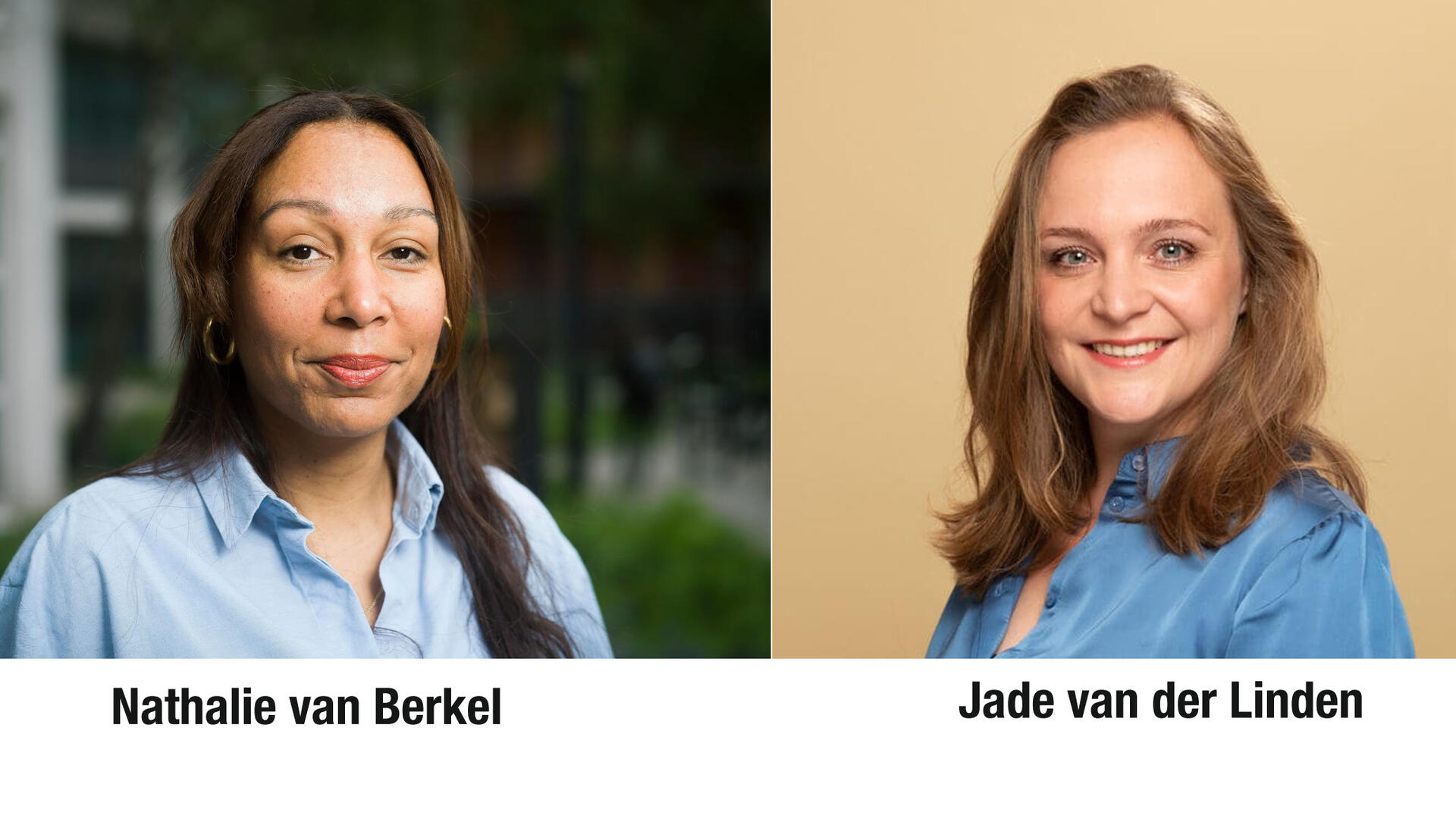 Nathalie van Berkel en Jade van der Linden